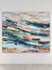 Crosscurrents | Collage in Paintings by Adam Collier Noel. Item composed of canvas and paper in contemporary or coastal style