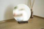 Hardwood Vanity Make Up Mirror | Decorative Objects by THE IRON ROOTS DESIGNS. Item composed of glass in minimalism or modern style