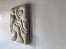 ‘Linger’ by Greyya Jay | Wall Sculpture in Wall Hangings by Greyya Jay. Item made of oak wood with cement works with minimalism & japandi style