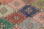Vintage Zeki Müren Runner with Polychromatic Diamond Pattern | Area Rug in Rugs by Rug and Kilim