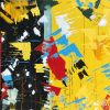 Faces in the Universe | Oil And Acrylic Painting in Paintings by Hugo Auler Jr. Art. Item made of synthetic