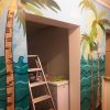 Indoor Mural | Murals by 2 Sisters | Small Island Catering Ltd in Portsmouth