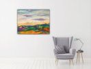Quarantine landscape | Watercolor Painting in Paintings by Anne Beletic | Private Residence in Dallas. Item made of paper
