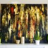Abstract Painting | Oil And Acrylic Painting in Paintings by KARDIMAGO. Item composed of canvas & synthetic