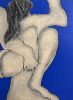 Cyclone VII | Oil And Acrylic Painting in Paintings by THEODOSIA MARCHANT. Item made of canvas & synthetic
