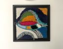 Small Dream Wave I | Tapestry in Wall Hangings by Atelier Taftique. Item made of wood with canvas works with boho & contemporary style