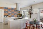 Concrete tile abstract kitchen wall | Tiles by nick lopez. Item made of cement