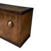 Medallion Credenza | Storage by Jonathan Rachman Design | SF Decorator Showcase 2019 in San Francisco. Item made of walnut with brass