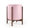 The Fourteen w/Black Walnut | Planter in Vases & Vessels by LBE Design. Item composed of walnut and ceramic