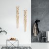 Diamond Tassel | Macrame Wall Hanging in Wall Hangings by YASHI DESIGNS. Item made of birch wood with cotton works with boho & country & farmhouse style