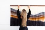 Modern Fiber Art | Macrame Wall Hanging in Wall Hangings by Inspire By Kelsey (Kelsey Cerdas Art). Item composed of wood and fabric