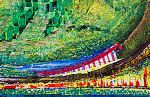 Panoramic vista | Oil And Acrylic Painting in Paintings by Sangeeta Sagar. Item made of paper with synthetic