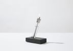 Migration / a modern oil candle (single candle) | Lighting by Perhacs Studio. Item composed of wood & steel compatible with minimalism and contemporary style