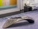 Odalisque Bench and Coffee table | Benches & Ottomans by Pryor Callaway Art and Design | Waterfall Mansion and Gallery in New York. Item made of marble with synthetic