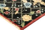 Rug & Kilim’s Gift-Size Chinese Art Deco Rug in Black | Area Rug in Rugs by Rug and Kilim