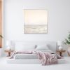 "Laamu's Early Light" - Mixed Media Ocean Art - Commission | Paintings by Kelly Hanna Studio. Item composed of canvas and fiber in boho or minimalism style
