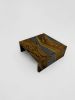 Wooden Waterfall Design Epoxy Resin Coffee Table | Tables by Tinella Collection. Item composed of walnut compatible with modern and rustic style