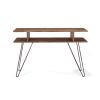 Zuma solid walnut modern console & sofa table | Console Table in Tables by Modwerks Furniture Design LLC. Item made of walnut works with minimalism & mid century modern style