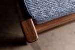 Custom entry bench | Benches & Ottomans by SHIPWAY living design. Item composed of walnut and brass
