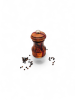 Walnut & Red Resin Pepper Mill | Handcrafted Luxury | Decorative Objects by Holzkunst Samuel Meisinger. Item composed of walnut compatible with contemporary and art deco style