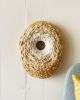 Summer Shades Round Woven Painting | Tapestry in Wall Hangings by Emily Nicolaides. Item made of fabric with fiber