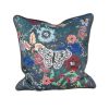 velvet NIGHTSWIMMING custom made feather down pillow | Pillows by Mommani Threads