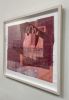 Little Red | Mixed Media by Susan Smereka. Item composed of cotton & paper compatible with contemporary and modern style