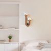 DUO Jute Fiber Designer Lamp | Sconces by Light and Fiber. Item made of steel & glass compatible with mid century modern and contemporary style
