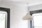 Crocheted Lampshade DIY KIT | Pendants by Flax & Twine. Item made of fabric with fiber