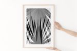 Tropical palm leaf art print, "Palmetto Shapes I" photo | Photography by PappasBland. Item composed of paper in contemporary or coastal style