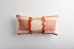 Tolima Lumbar Terracotta & Sage Green Pillow Case | Cushion in Pillows by ZUAHAZA | Finca San Felipe in La Calera. Item made of cotton & fiber compatible with boho style
