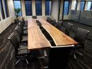 Live Edge Dining and Conference Tables | Tables by Fjelsted Nord LLC. Item composed of walnut and steel