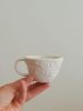 Stucco Teacup | Drinkware by Stone + Sparrow Studio. Item composed of stoneware