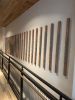 Zig Zag Macrame Hitching Wall Hanging | Tapestry in Wall Hangings by MossHound Designs | Artifact NoDa in Charlotte. Item made of maple wood with cotton works with contemporary & japandi style