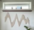 Soundwave Art | Wall Sculpture in Wall Hangings by Lisa Haines. Item composed of wood in minimalism or contemporary style