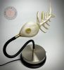 Fish Bone Lamp | Table Lamp in Lamps by Anchor Bend Glassworks. Item made of steel & glass compatible with coastal style