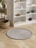 Round area rug | Rugs by Anzy Home. Item made of cotton compatible with modern and scandinavian style