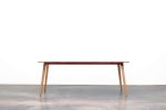 Sunny Side Up Dining Table | Tables by Wake the Tree Furniture Co. Item made of wood & metal compatible with minimalism and mid century modern style