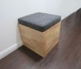 Zuma Para solid wood storage stool | Chairs by Modwerks Furniture Design. Item composed of wood in minimalism or contemporary style