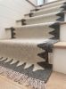 Handwoven Woolen Runner Rug | Rugs by Evergreen Carpets. Item made of wool works with boho & minimalism style