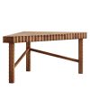 Esquina Handcarved Desk | Tables by Pfeifer Studio1127734. Item composed of wood compatible with minimalism and contemporary style