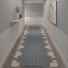 Handwoven Woolen Runner Rug | Rugs by Evergreen Carpets. Item composed of wool compatible with boho and minimalism style