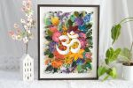 OM for studio or for home - Wall handgging | Wall Sculpture in Wall Hangings by Mira's Craft