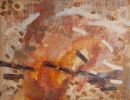 The Golden Hour | Oil And Acrylic Painting in Paintings by PUGMATIK. Item works with contemporary & country & farmhouse style