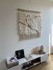 Wall Tapestry 'Kintsugi' | Wall Hangings by Tissage Sauvage. Item made of wood & cotton compatible with boho and minimalism style