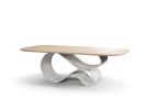 Whorl Dining Table | Tables by Neal Aronowitz. Item composed of wood & cement compatible with boho and minimalism style