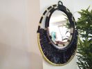 Rafie Mirror, Single Round Jute Mirror, Boho Mirror, Wall De | Decorative Objects by Magdyss Home Decor. Item works with boho & contemporary style