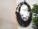 Rafie Mirror, Single Round Jute Mirror, Boho Mirror, Wall De | Decorative Objects by Magdyss Boutique. Item works with boho & contemporary style