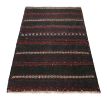 Vintage Afghan Kilim with Stripes and Geometric Patterns | Area Rug in Rugs by Rug and Kilim