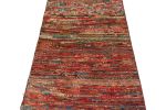 Vintage Gabbeh Tribal rug in Polychromatic Striae Pattern | Area Rug in Rugs by Rug and Kilim